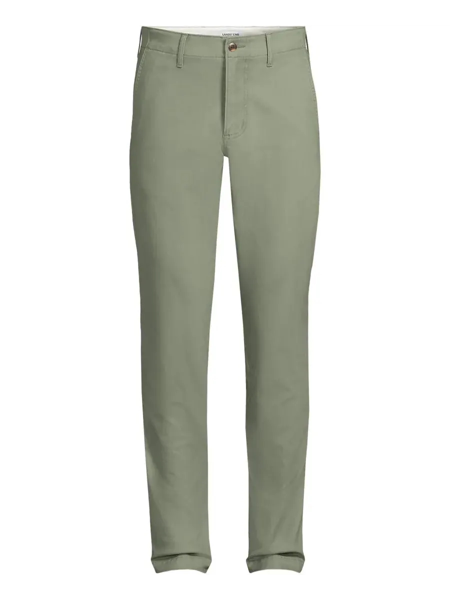 Мужские брюки-чиносы Knockabout Slim Fit Lands' End — изображение 2 из 3, шалфейный