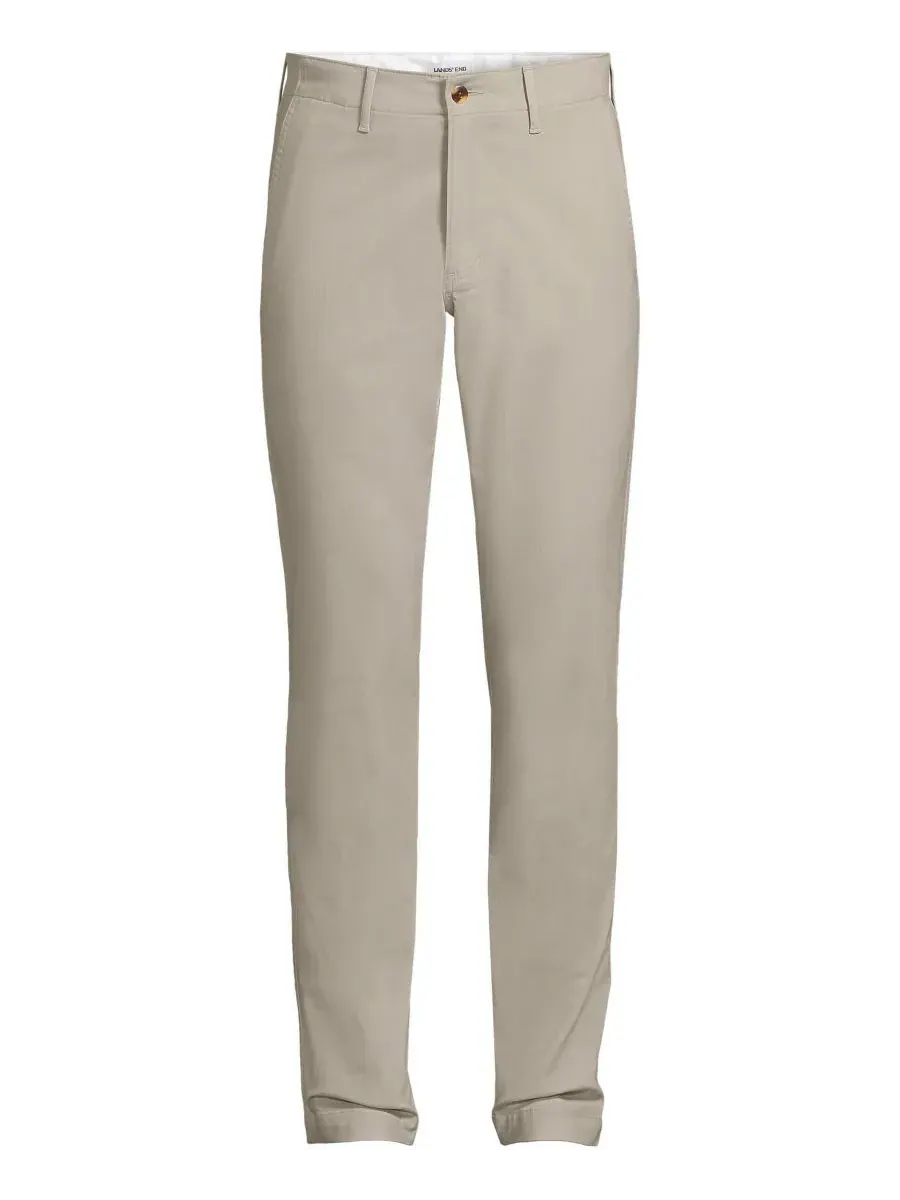 Мужские брюки-чиносы Knockabout Slim Fit Lands' End — изображение 3 из 3, серый
