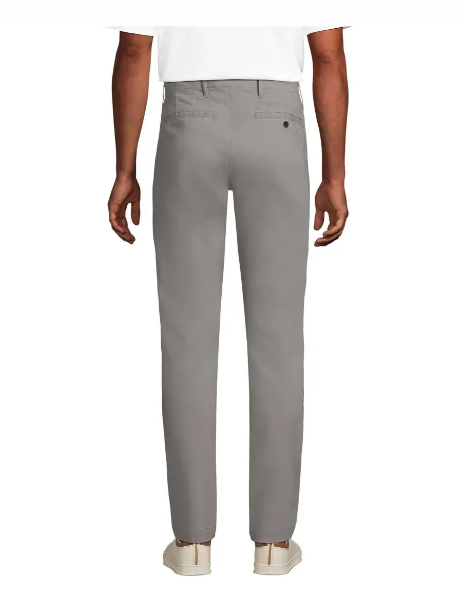 Мужские брюки-чиносы Knockabout Slim Fit Lands' End, Wet Cement — 2