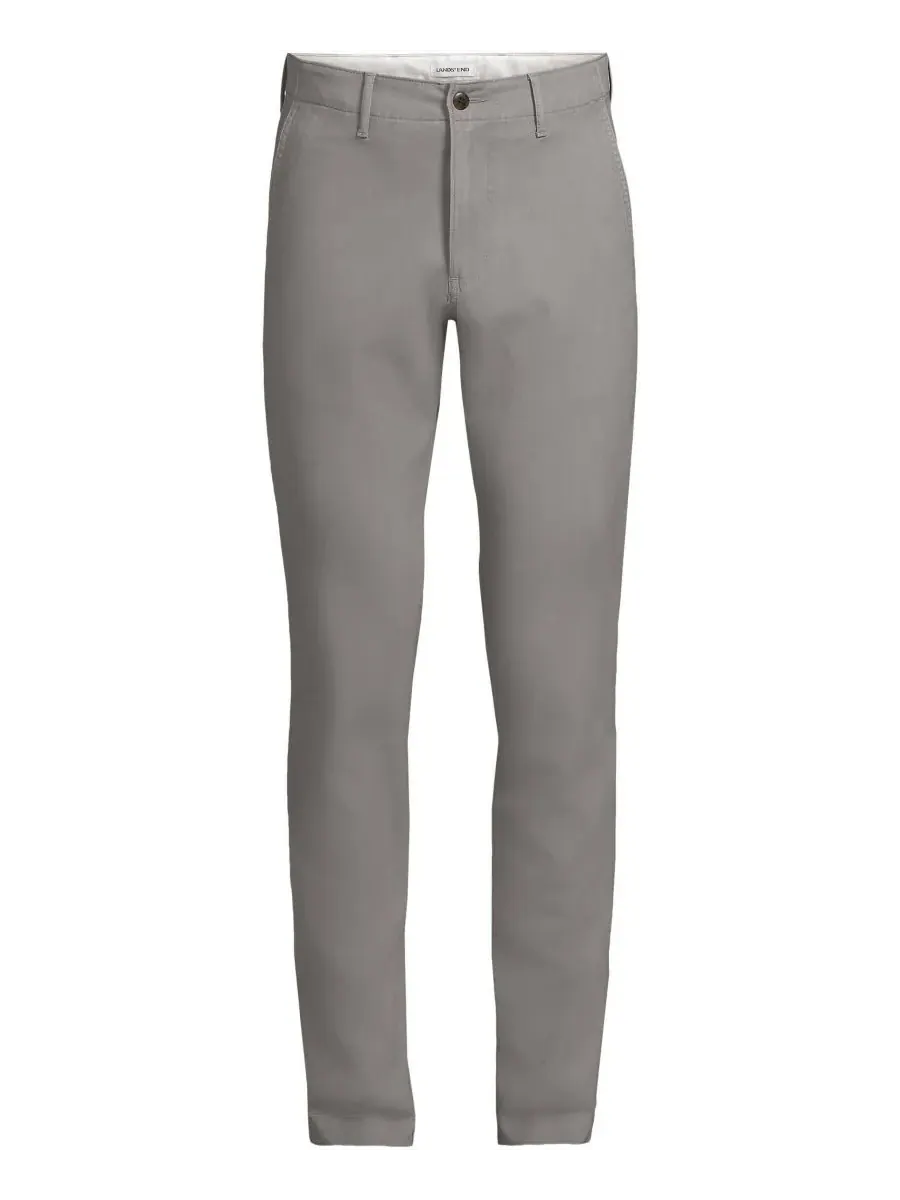 Мужские брюки-чиносы Knockabout Slim Fit Lands' End, Wet Cement — 3