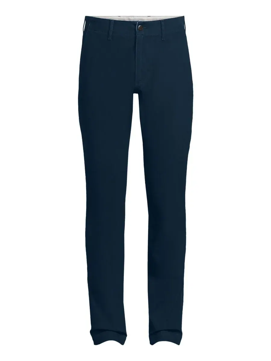 Мужские брюки-чиносы Knockabout Slim Fit Lands' End — изображение 2 из 3, темно-синий