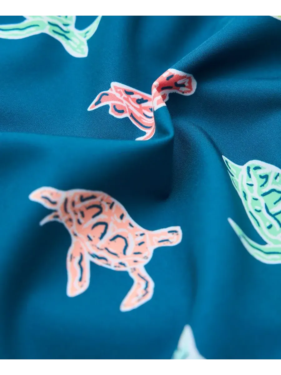 Мужские плавки The Turtally Awesomes Classic 5.5" Chubbies, темно-teal — изображение 2 из 3, темно-бирюзовый