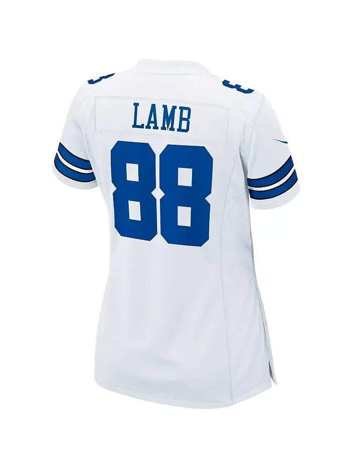 Женская игровая майка CeeDee Lamb Dallas Cowboys Nike — изображение 3 из 5, белый