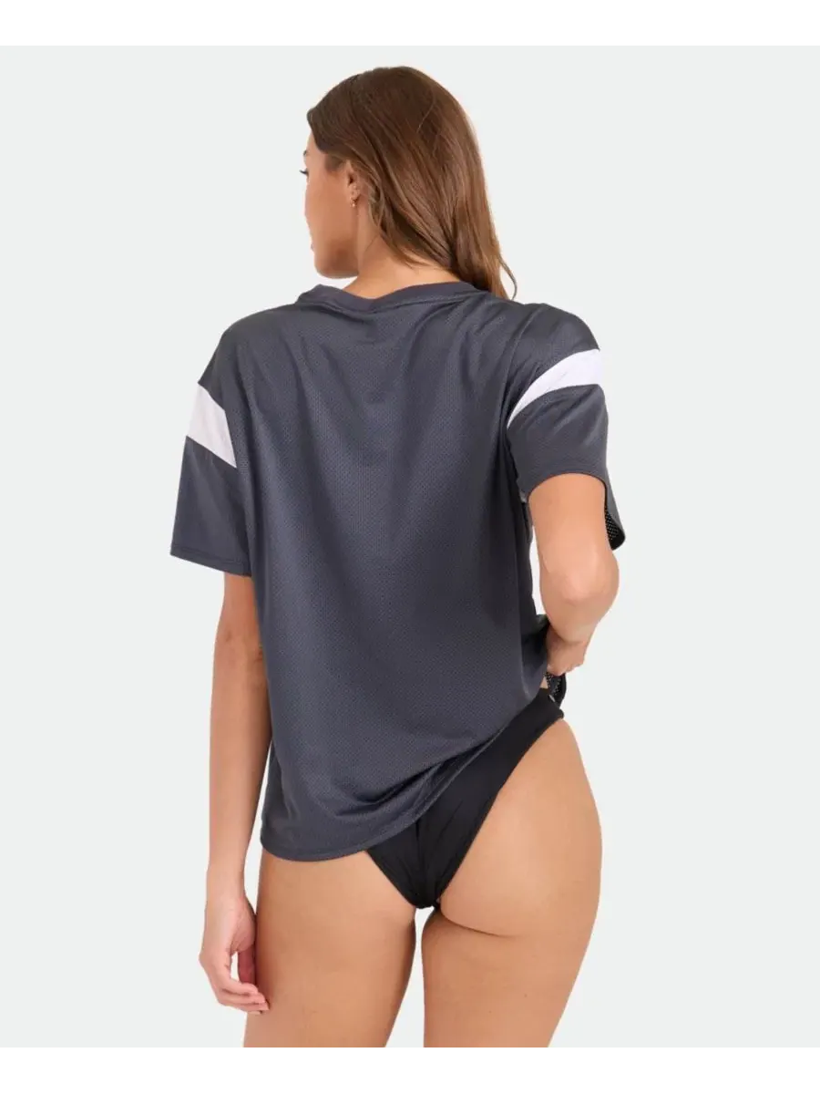 Женская пляжная накидка с круглым вырезом и короткими рукавами Volcom — изображение 3 из 5, винтажный черный