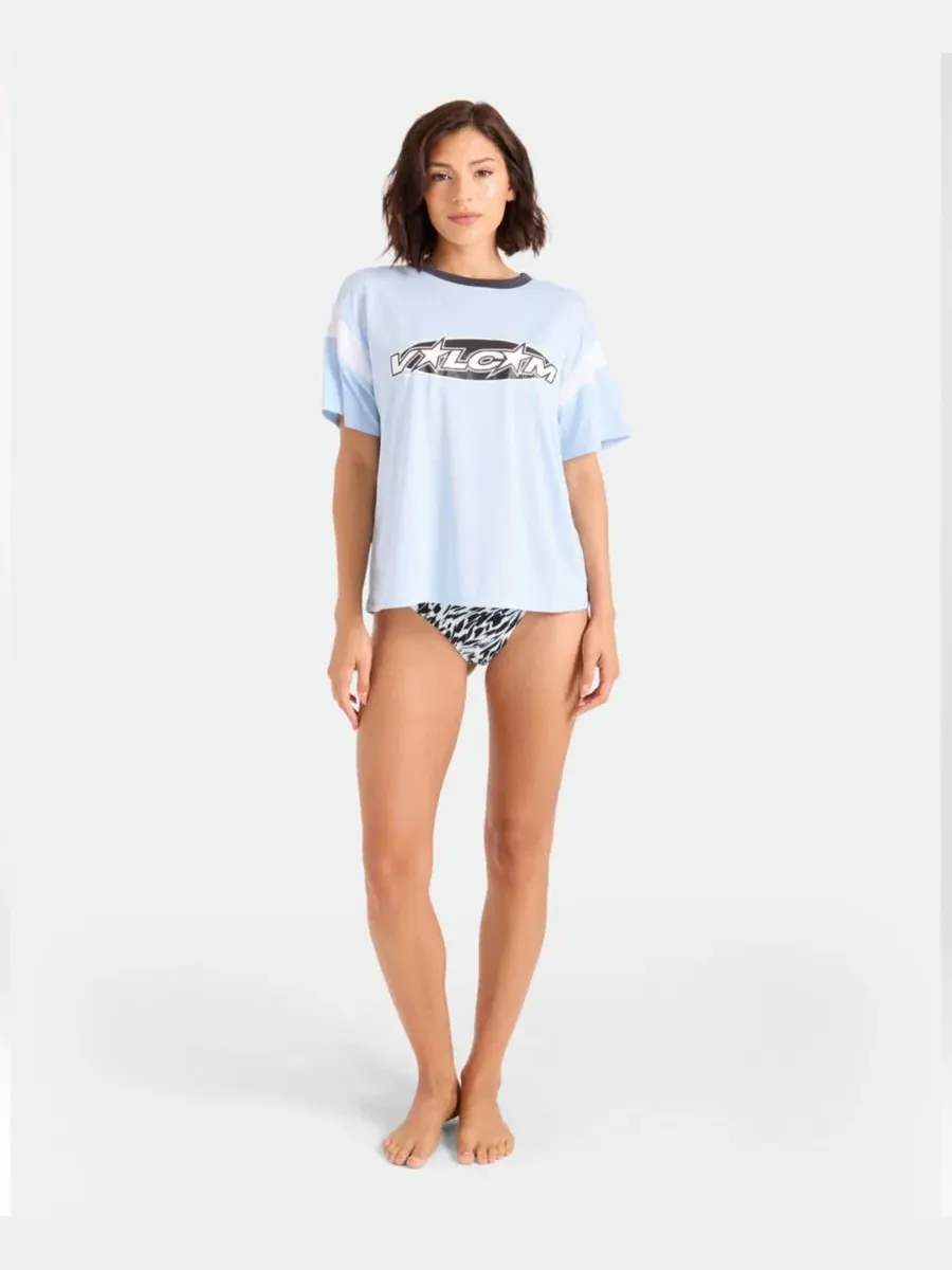 Женская пляжная накидка с круглым вырезом и короткими рукавами Volcom, Summer Song — изображение 4 из 5