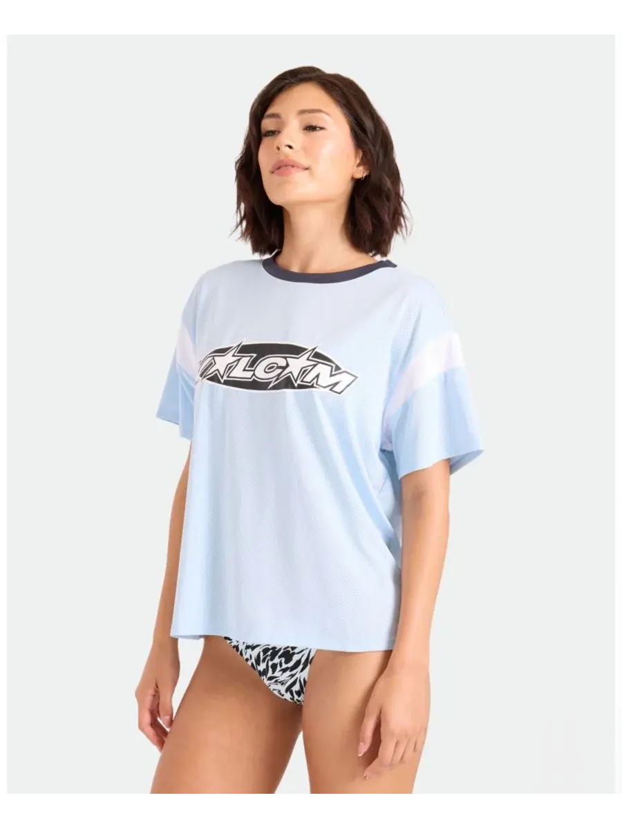 Женская пляжная накидка с круглым вырезом и короткими рукавами Volcom, Summer Song — изображение 5 из 5