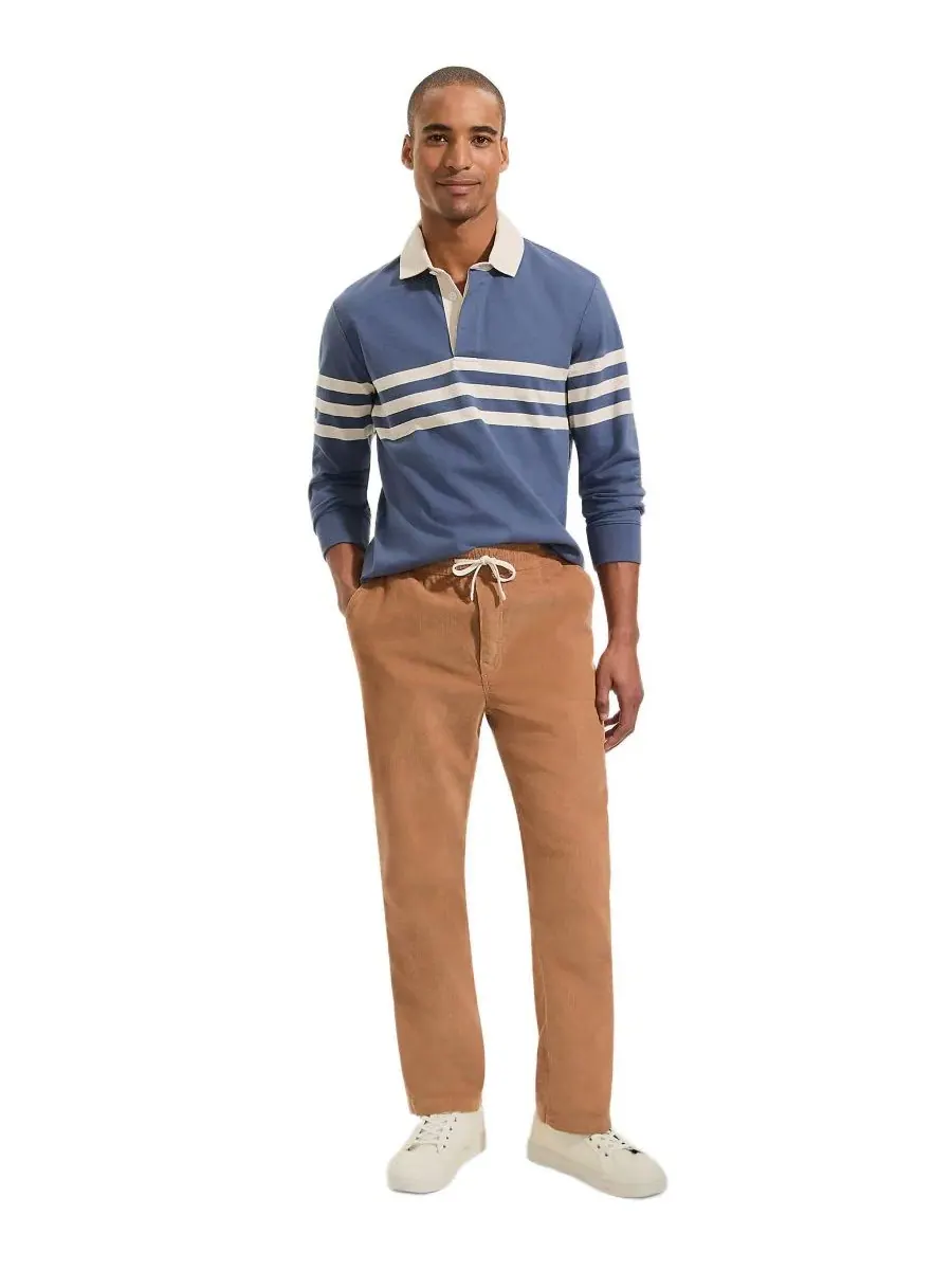 Мужские вельветовые брюки Coastal Corduroy Pull On Deck Pant Lands' End — 3