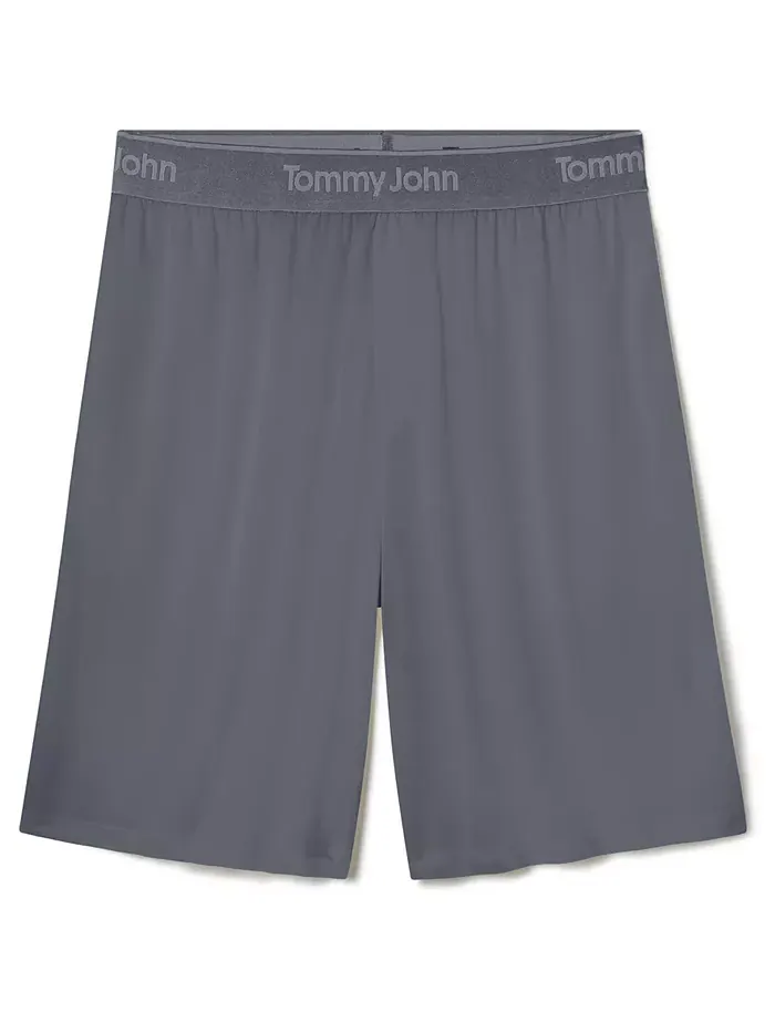 Мужские шорты для сна Second Skin Mid Rise Tommy John — изображение 1 из 3, серый