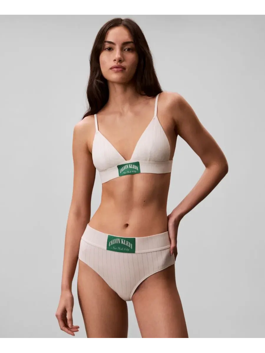 Женский спортивный треугольник Heritage Athletic Lightly Lined Triangle QF8886 Calvin Klein — изображение 3 из 6, тофу