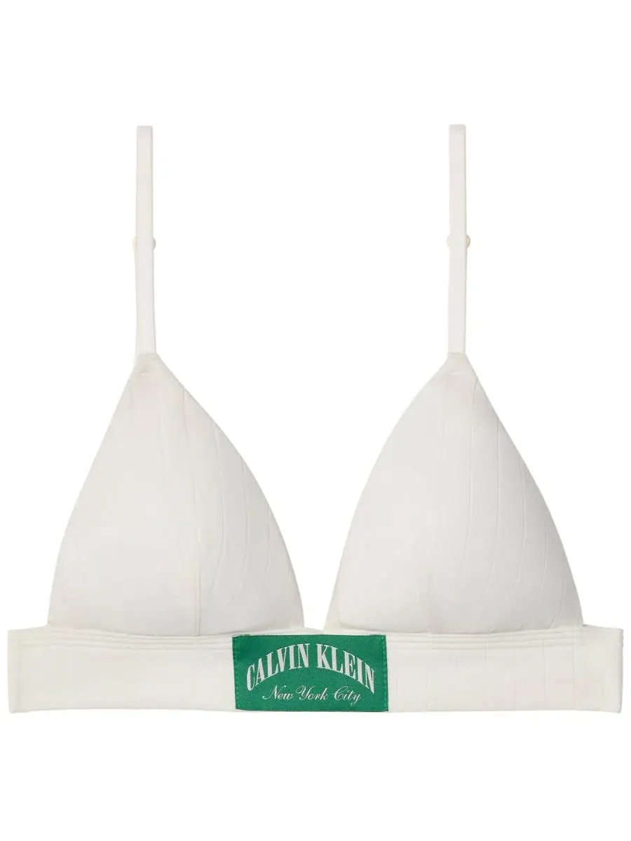 Женский спортивный треугольник Heritage Athletic Lightly Lined Triangle QF8886 Calvin Klein — изображение 6 из 6, тофу
