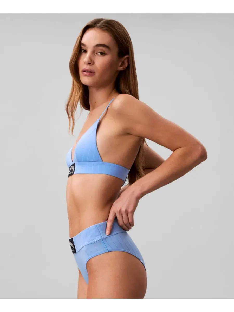 Женский спортивный треугольник Heritage Athletic Lightly Lined Triangle QF8886 Calvin Klein — изображение 4 из 7, синий
