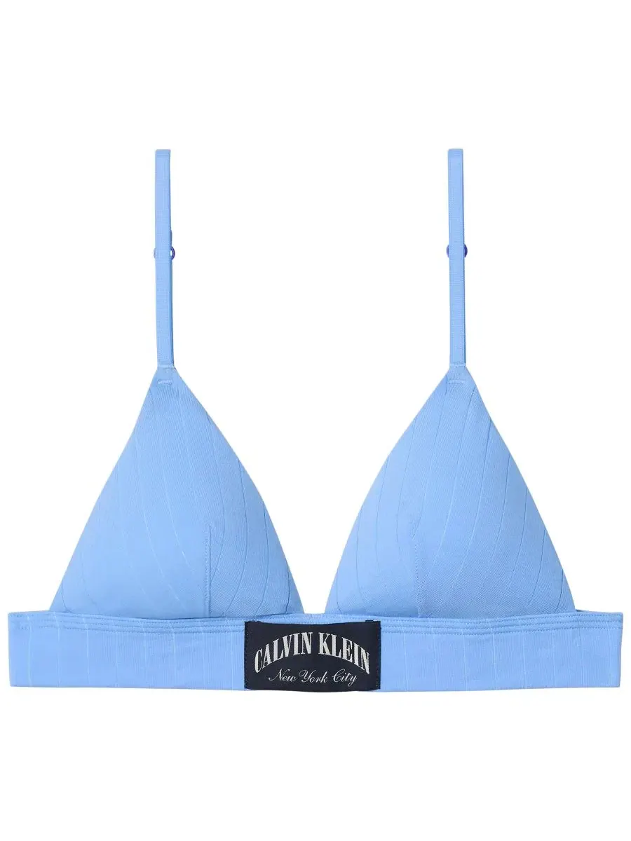 Женский спортивный треугольник Heritage Athletic Lightly Lined Triangle QF8886 Calvin Klein — изображение 7 из 7, синий