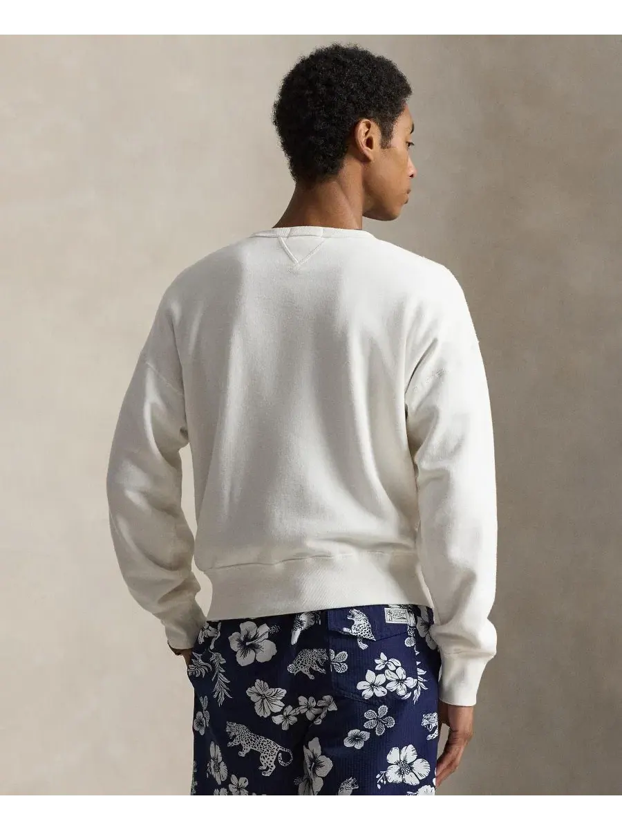 Мужская толстовка с круглым вырезом Polo Ralph Lauren — изображение 4 из 5, голубой