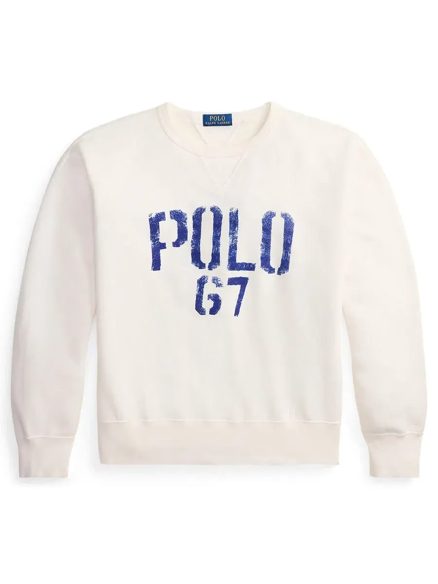 Мужская толстовка с круглым вырезом Polo Ralph Lauren — изображение 5 из 5, голубой