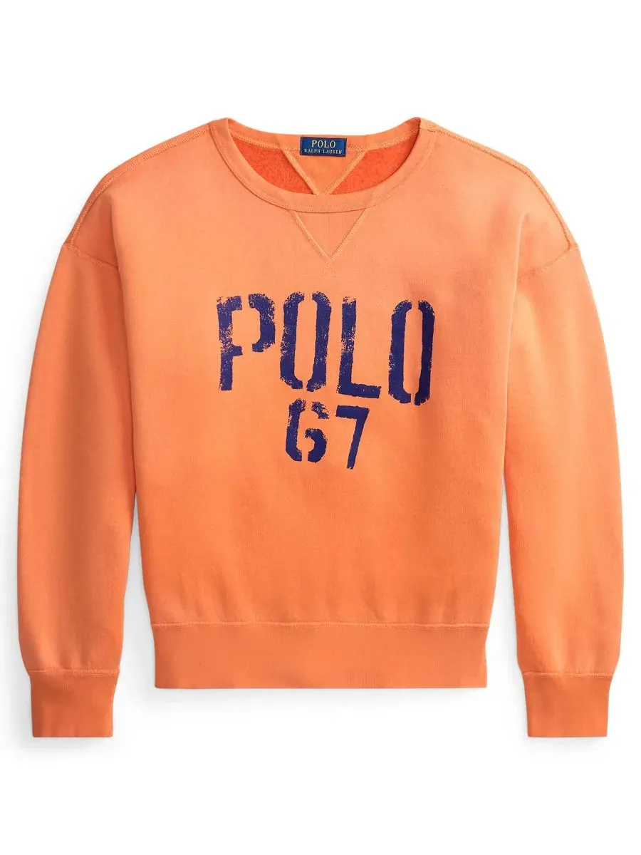Мужская толстовка с круглым вырезом Polo Ralph Lauren — изображение 5 из 5, голубой
