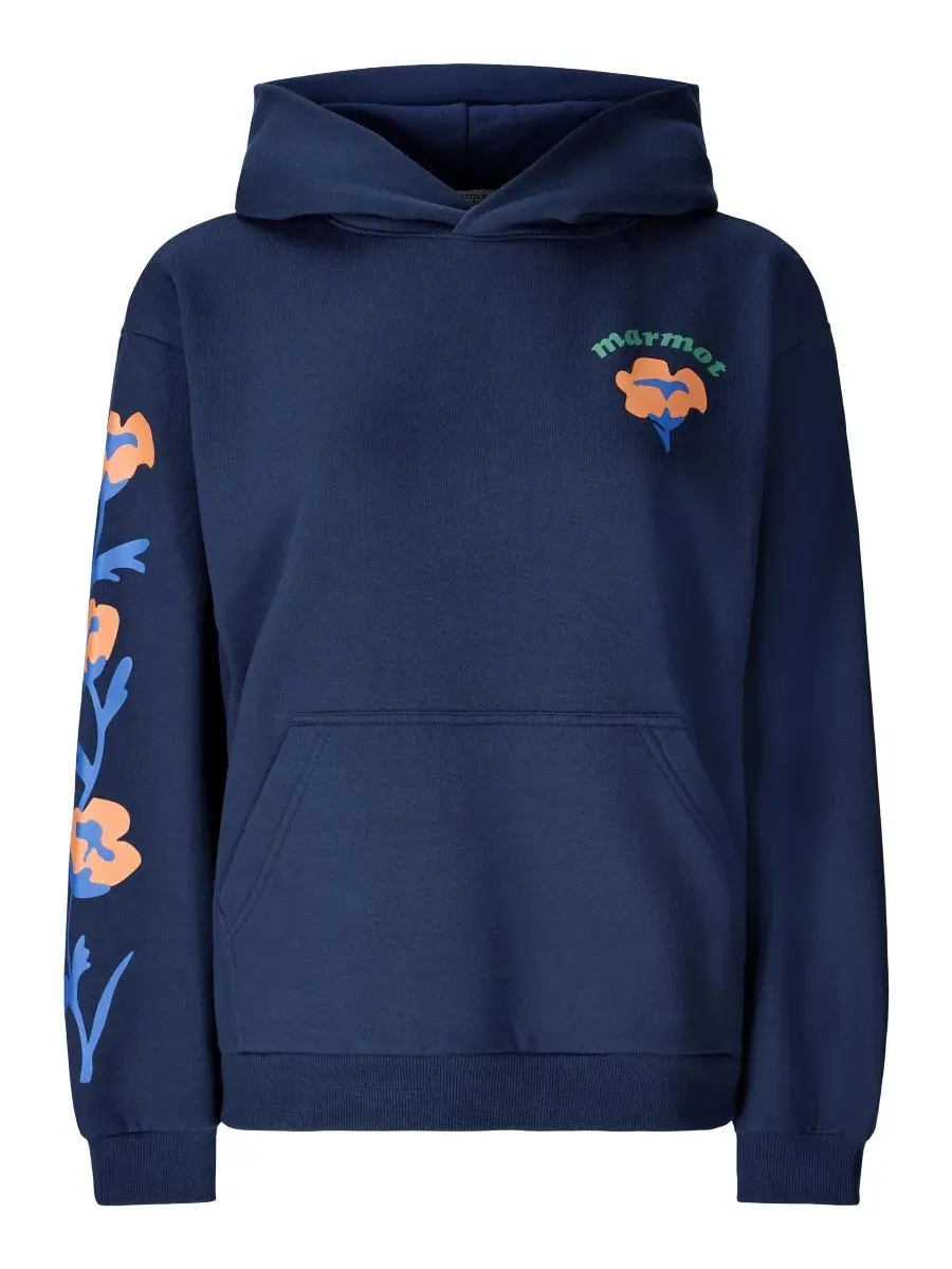 Женская толстовка Born to Bloom Marmot — изображение 4 из 4, темно-синий