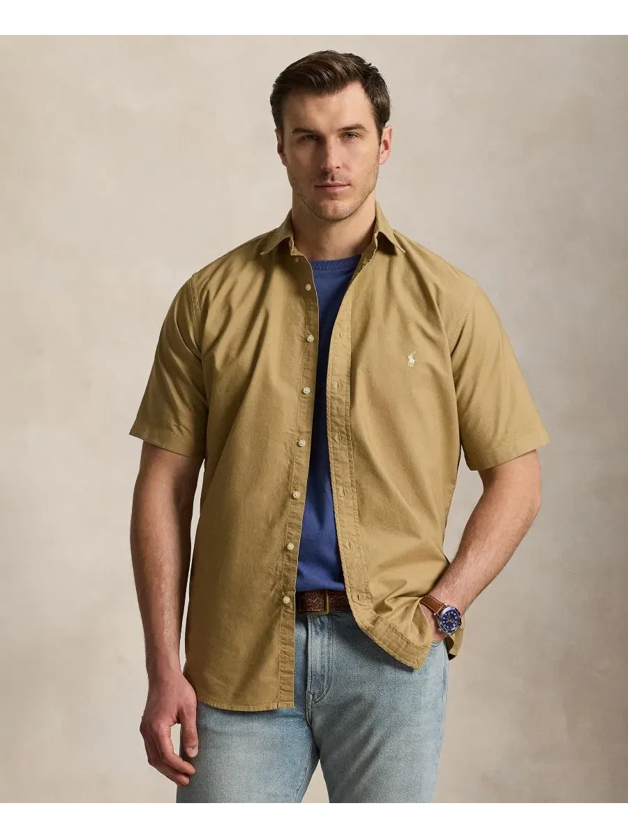 Мужская рубашка в стиле Оксфорд (большой размер) Polo Ralph Lauren