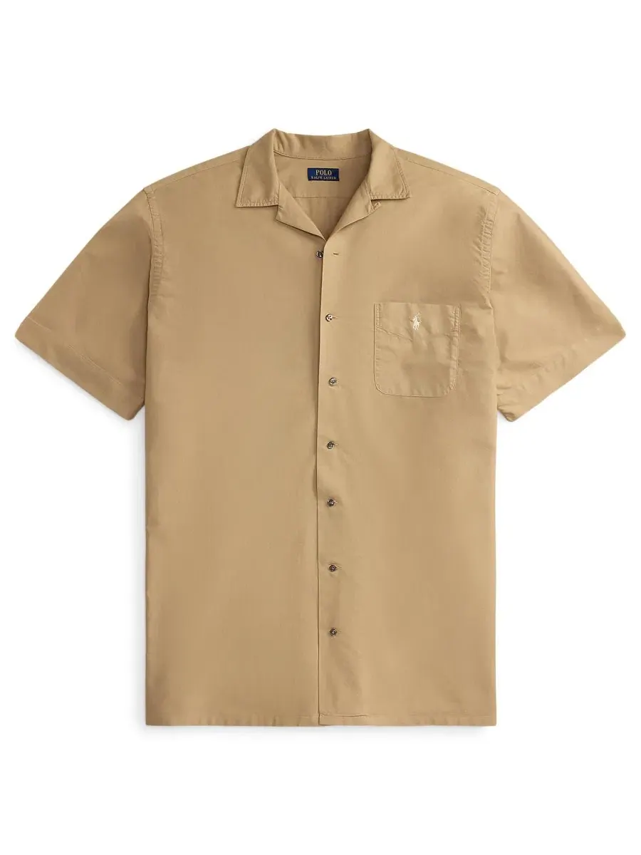 Мужская рубашка в стиле Оксфорд (большой размер) Polo Ralph Lauren — изображение 5 из 5, бежевый