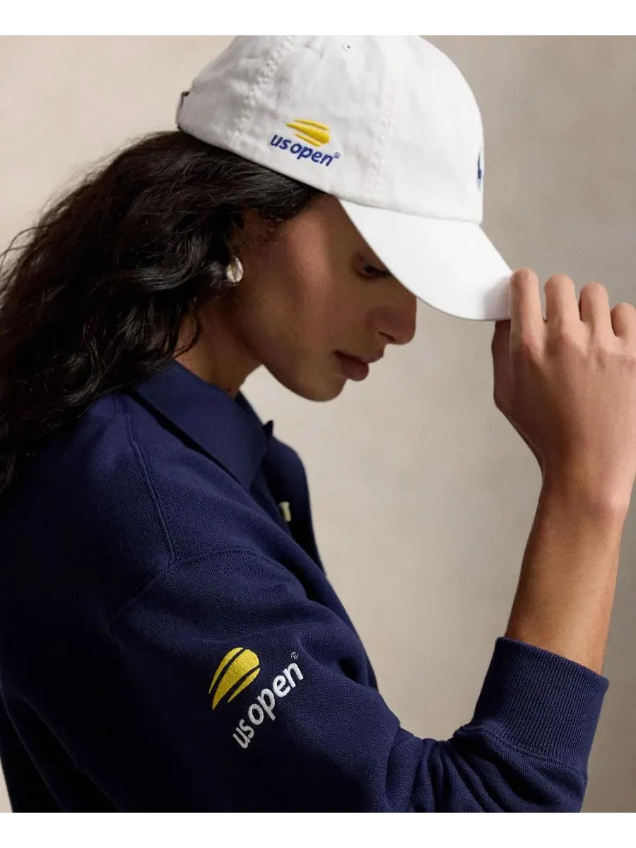 Женская рубашка-поло с длинным рукавом US Open Polo Ralph Lauren — изображение 3 из 5, темно-синий
