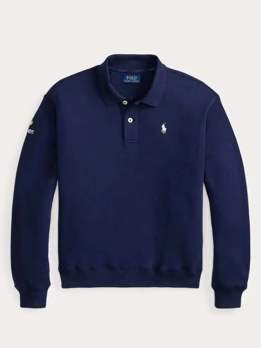 Женская рубашка-поло с длинным рукавом US Open Polo Ralph Lauren — изображение 5 из 5, темно-синий
