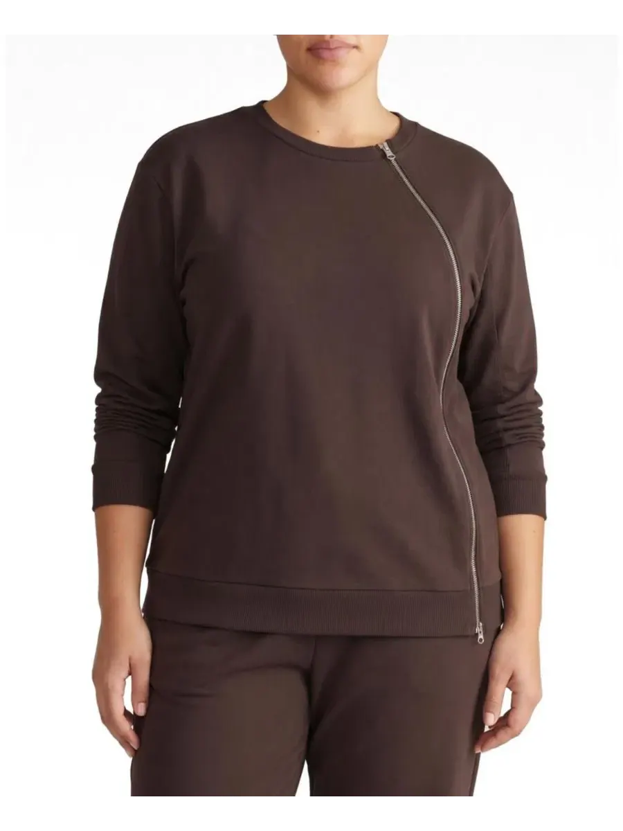 Женский свитшот Meridien Zip с молнией Universal Standard