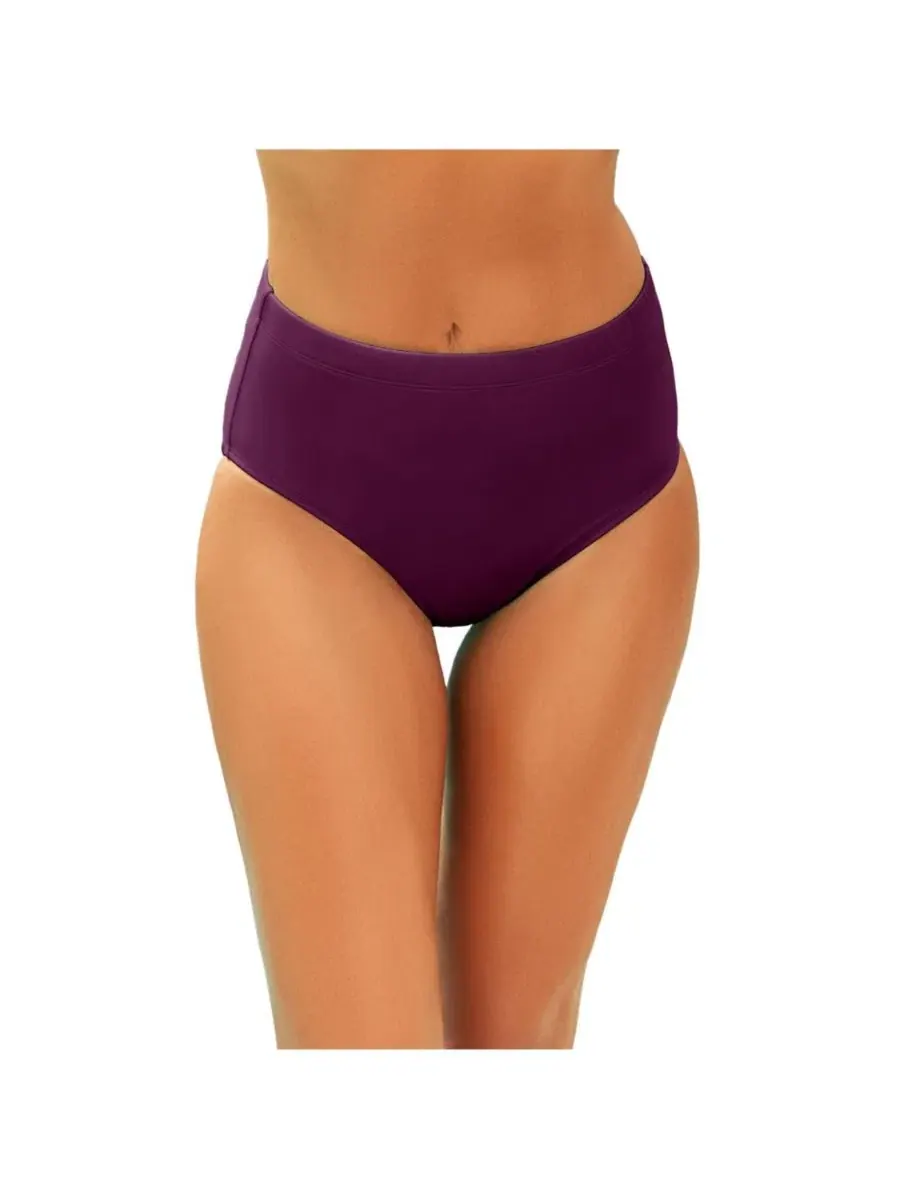 Плавки бикини для женщин с высокой посадкой, с защитой от хлора Swimsuits for All