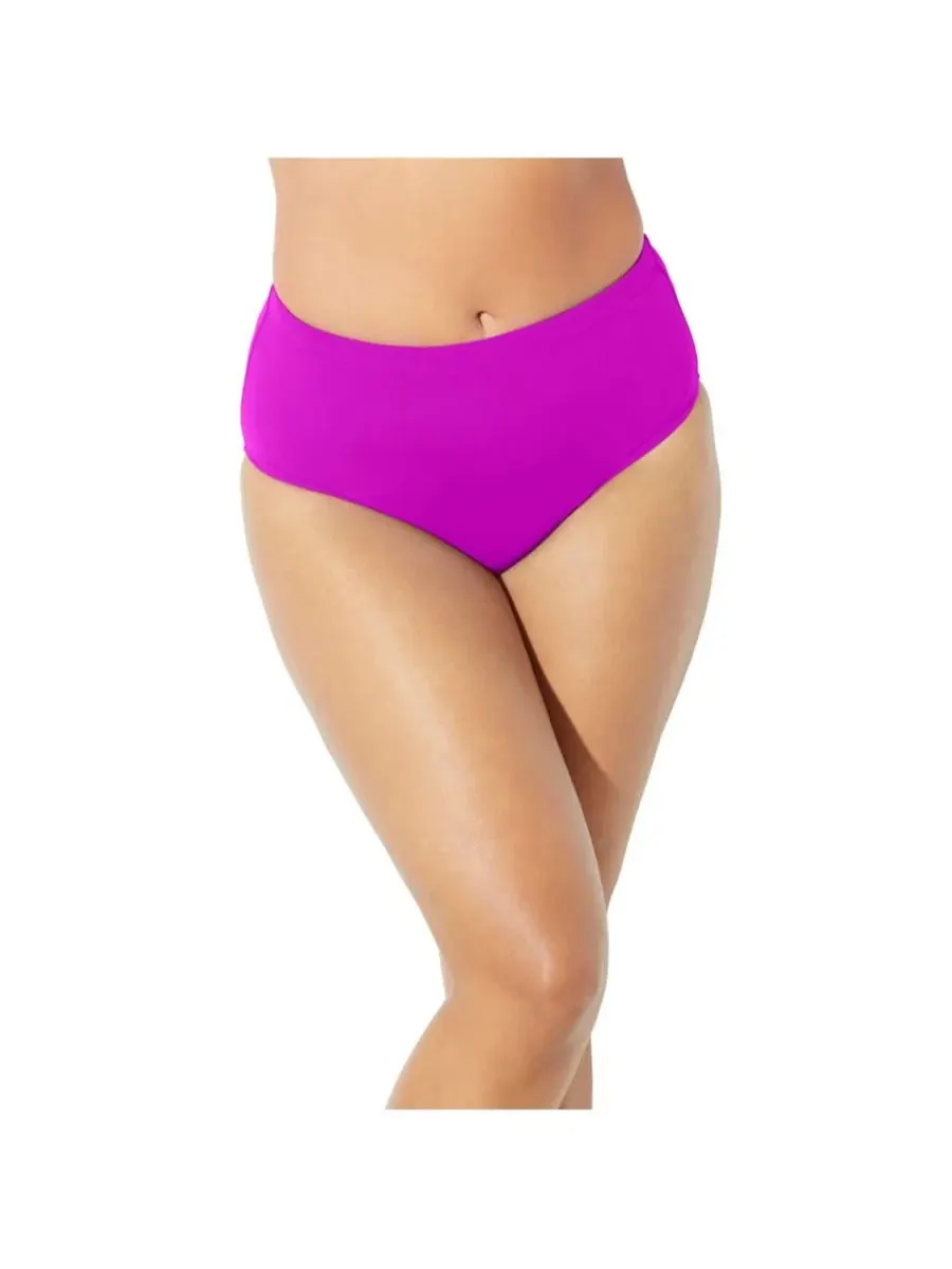 Плавки для плавания с высокой посадкой, без рукавов Swimsuits for All, Very Fuchsia