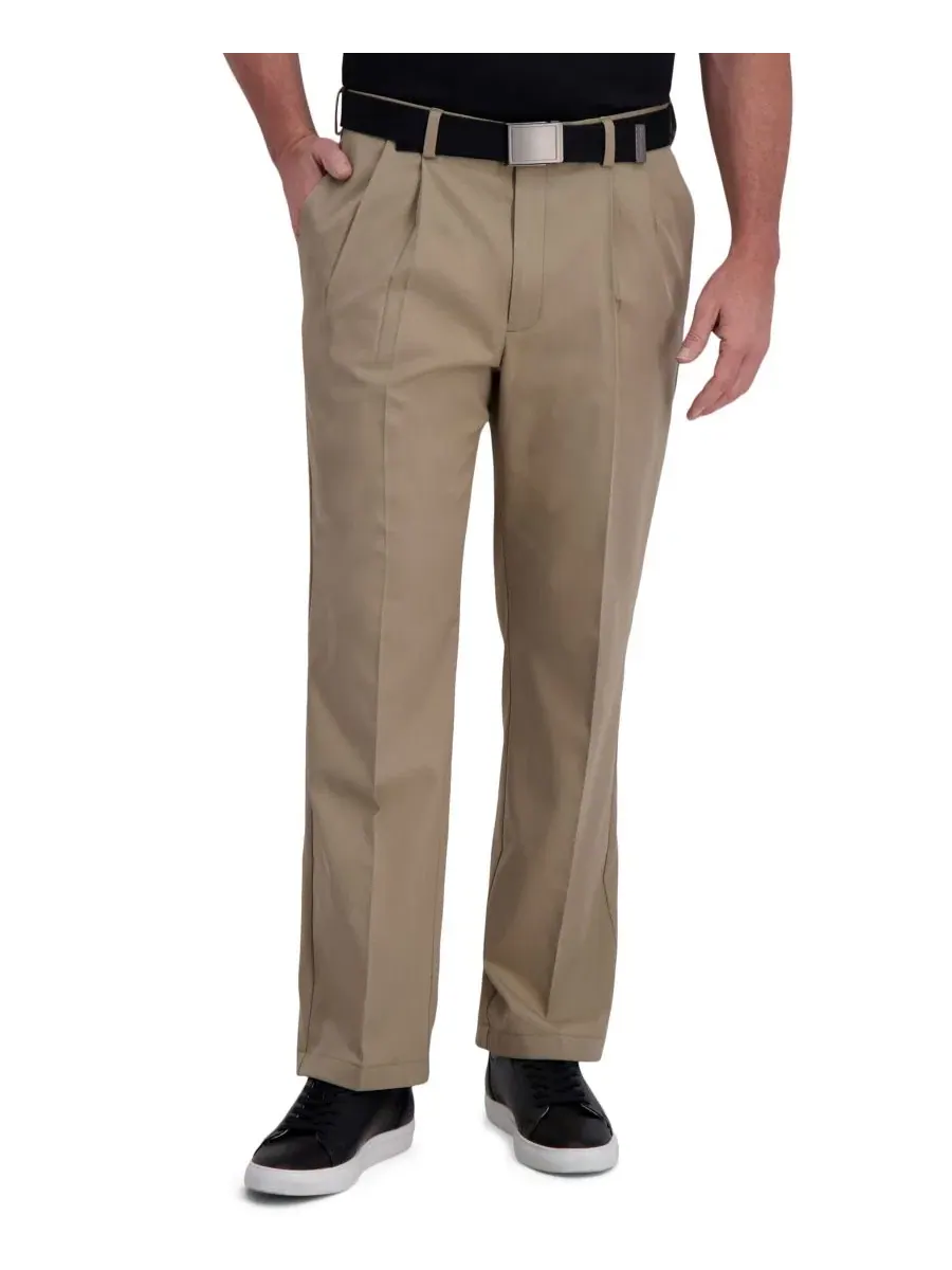 Брюки классические с защипами Cool Right Performance Flex Classic Fit Pleat Front Pant Haggar