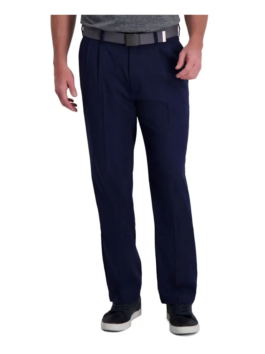 Брюки классические со складками Cool Right Performance Flex Classic Fit Pleat Front Pant Haggar
