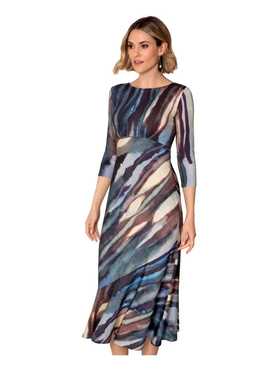 Платье с асимметричным кроем Maxine Asymmetric Alie Street London — синий