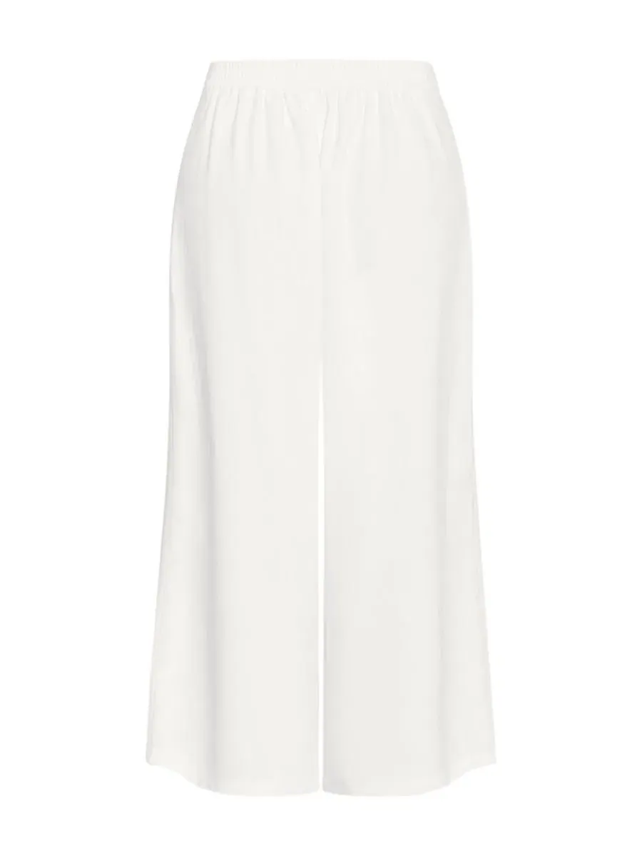 Штаны с высокой посадкой Abbie Fully Lined Wide Leg CITY CHIC — изображение 5 из 5, белый