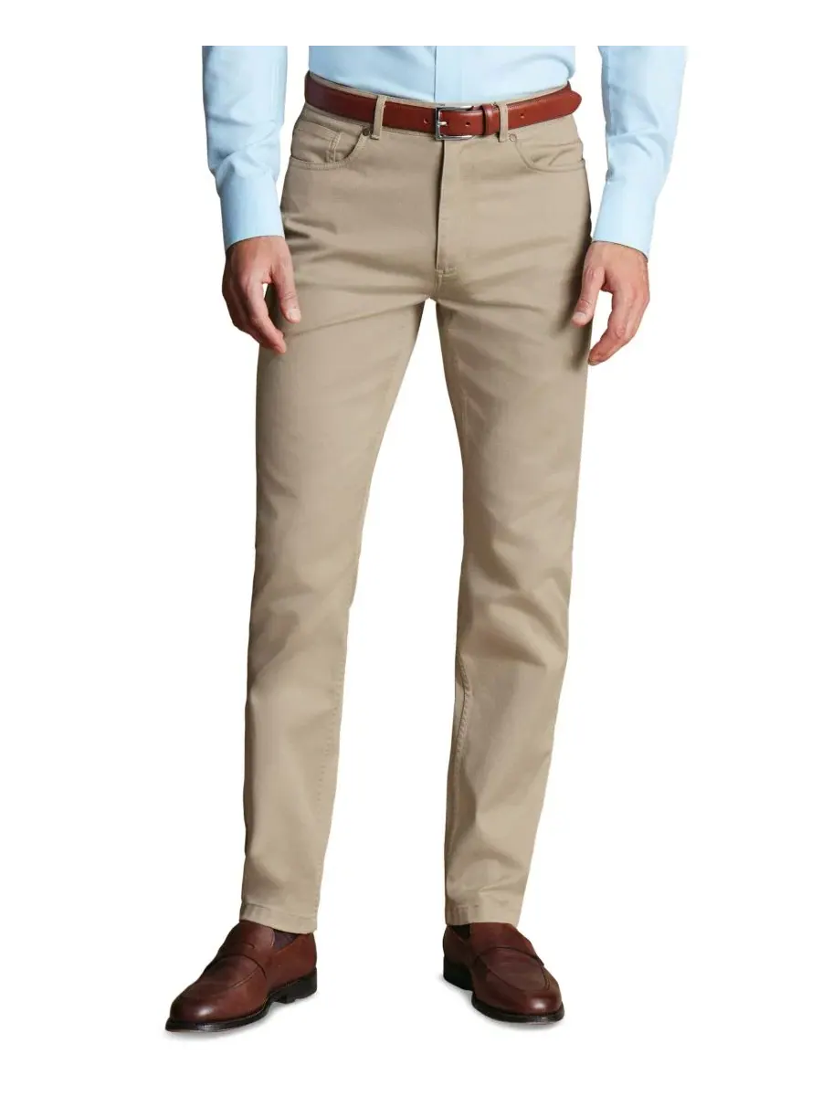 Джинсы с зауженным кроем Charles Tyrwhitt