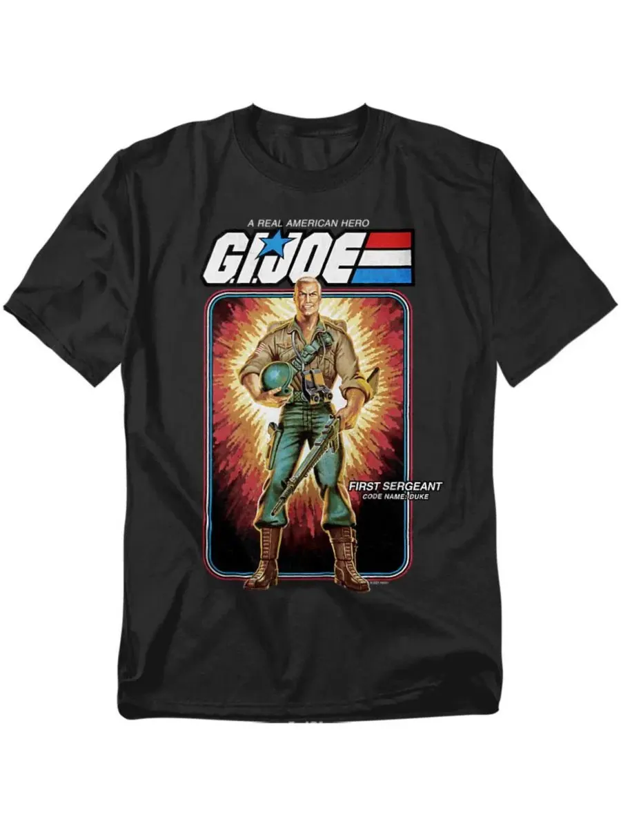 Футболка с принтом G.I. Joe Duke Card Logovision — изображение 1 из 3, черный