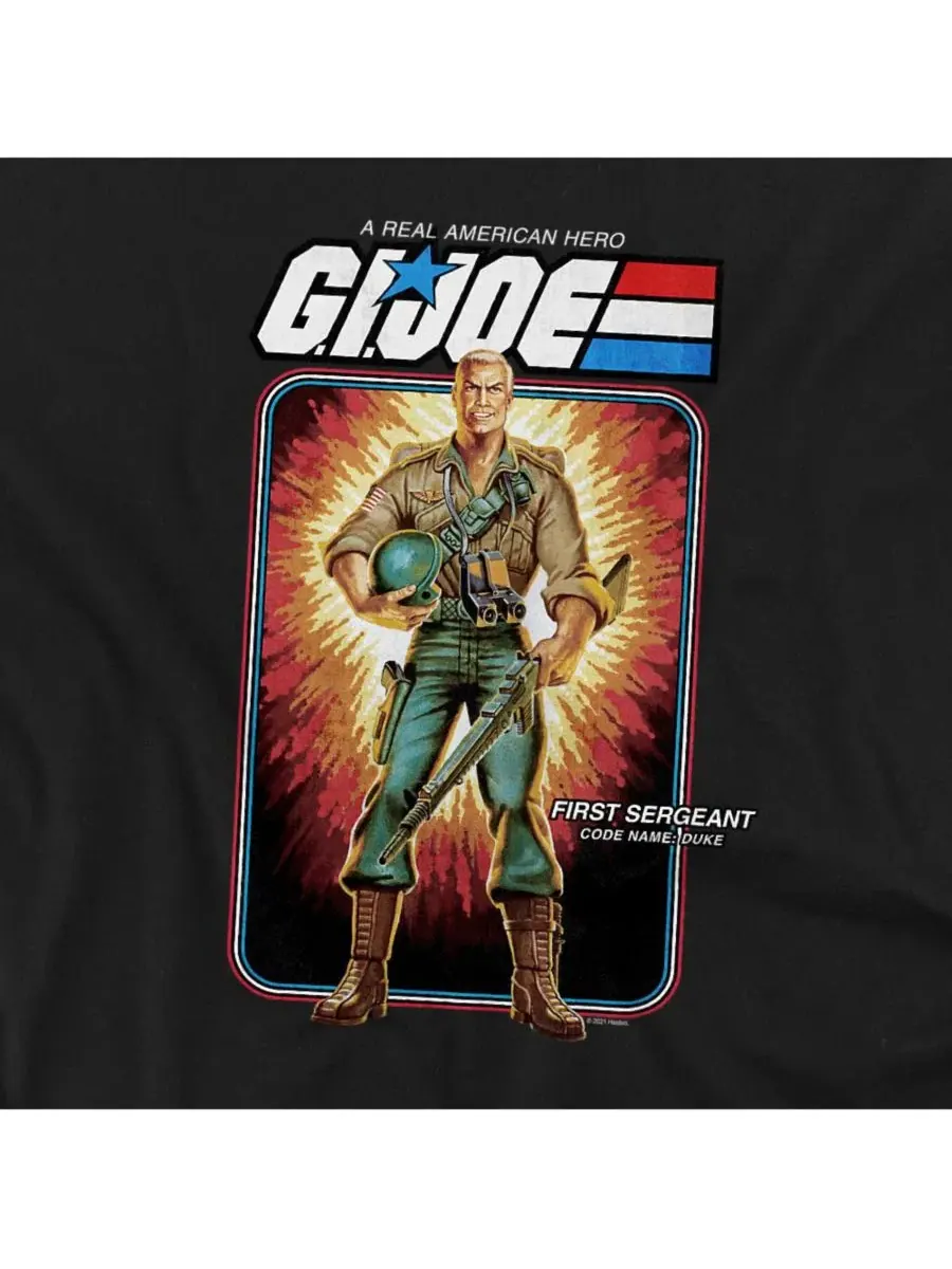 Футболка с принтом G.I. Joe Duke Card Logovision — изображение 3 из 3, черный