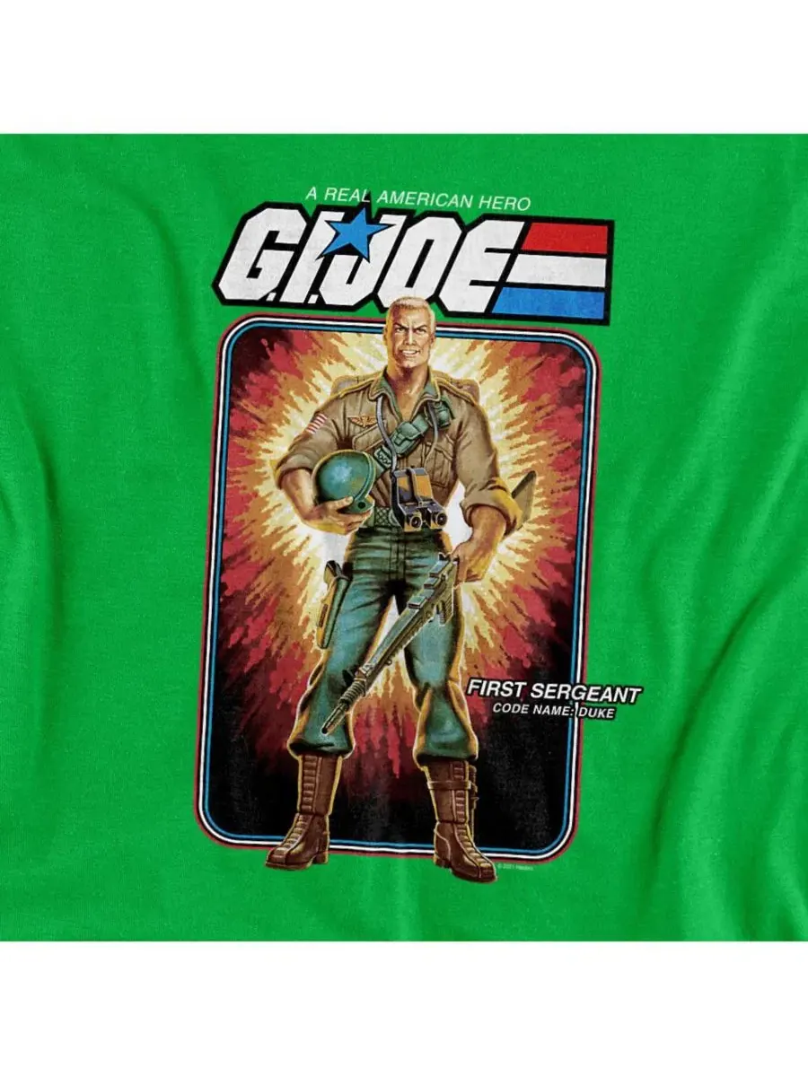 Футболка с принтом G.I. Joe Duke Card Logovision — изображение 3 из 3, зеленый