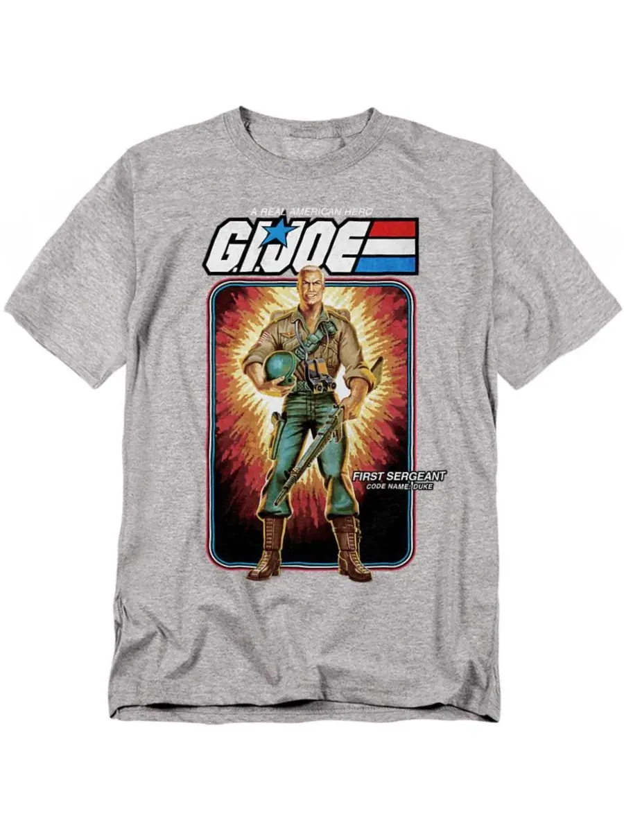 Футболка с принтом G.I. Joe Duke Card Logovision — изображение 1 из 3, приглушенный