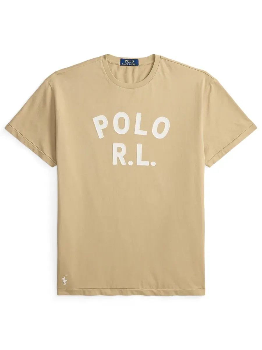 Футболка классического кроя с коротким рукавом Polo Ralph Lauren — изображение 4 из 4, винтажный хаки