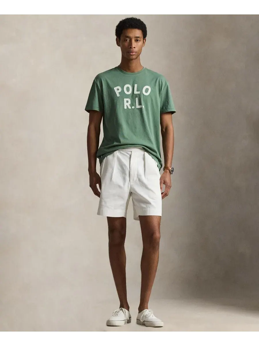 Футболка классического кроя с коротким рукавом Polo Ralph Lauren — изображение 2 из 6, усталость