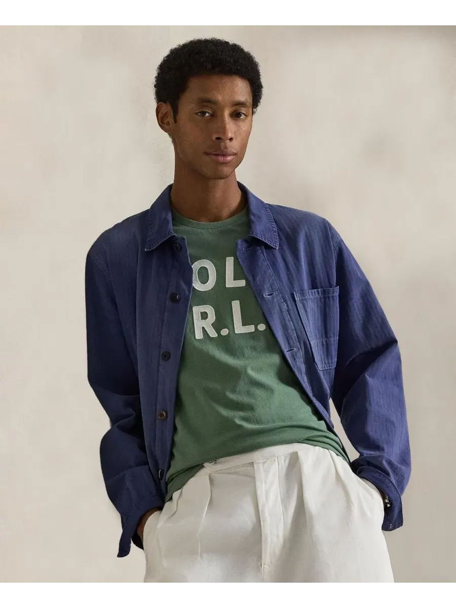 Футболка классического кроя с коротким рукавом Polo Ralph Lauren — изображение 3 из 6, усталость