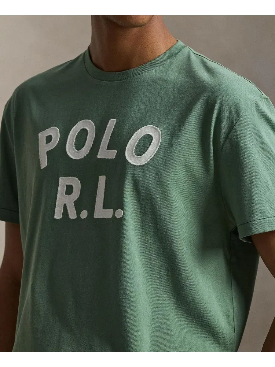 Футболка классического кроя с коротким рукавом Polo Ralph Lauren — изображение 4 из 6, усталость