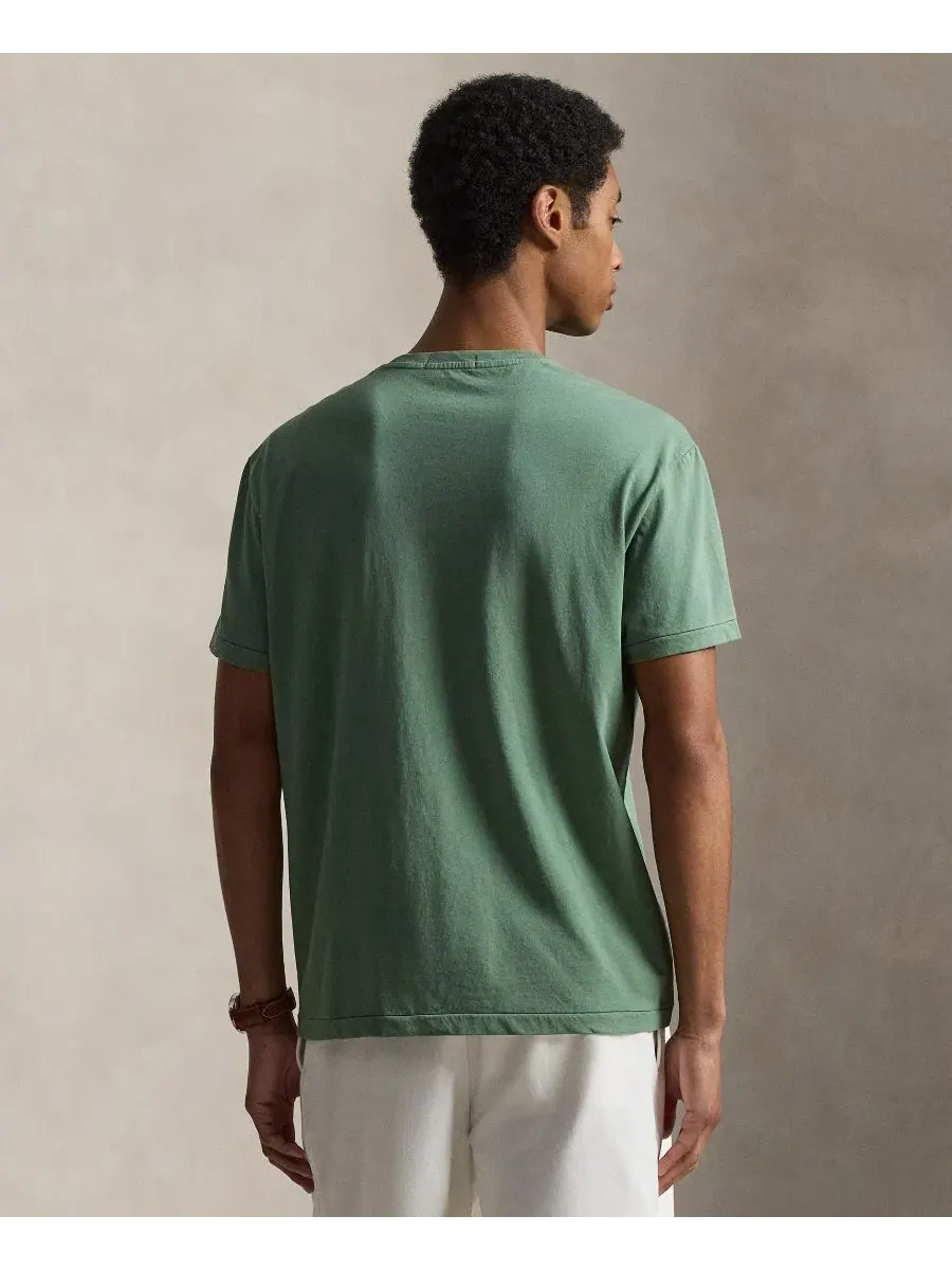 Футболка классического кроя с коротким рукавом Polo Ralph Lauren — изображение 5 из 6, усталость