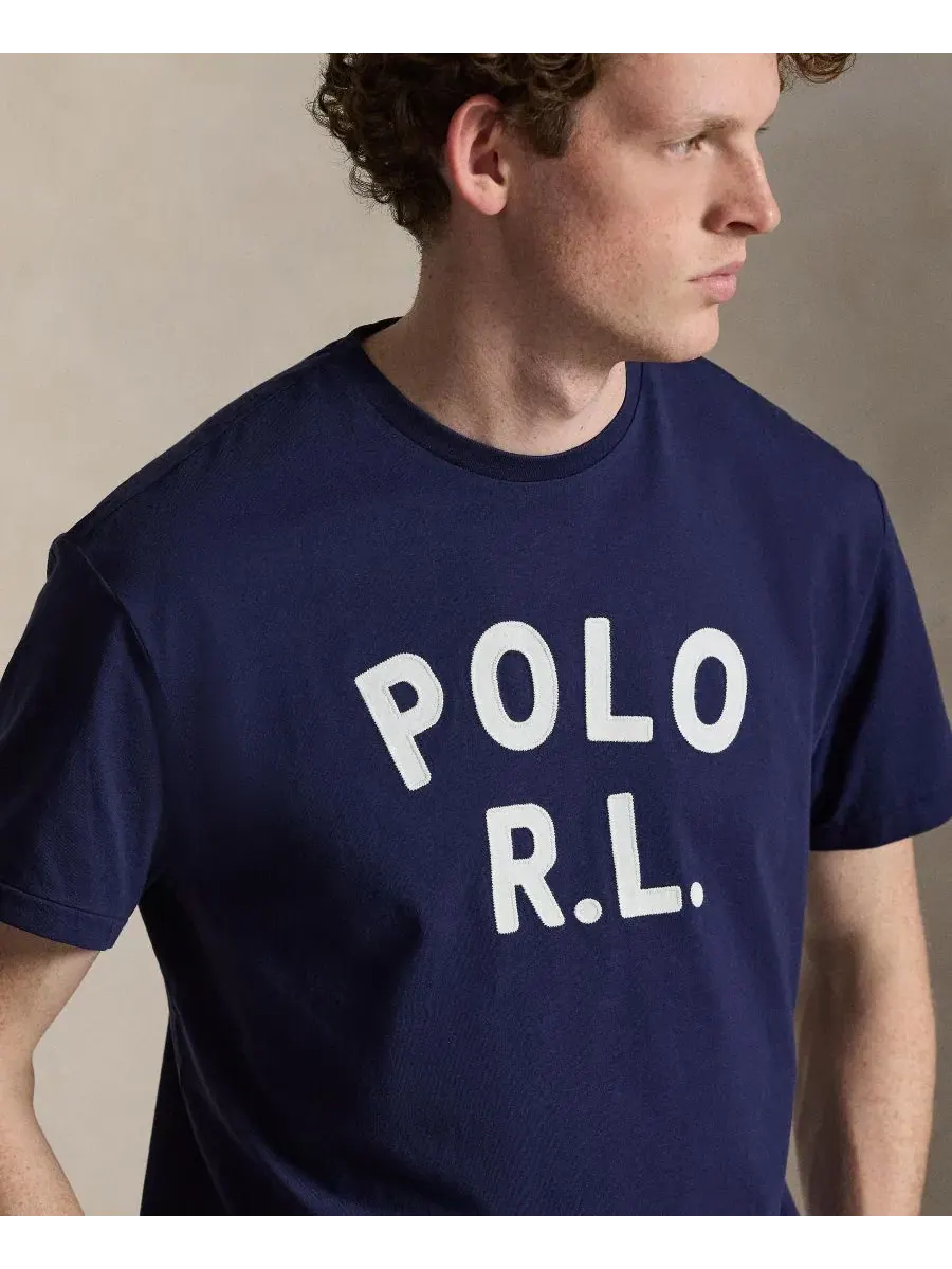 Футболка с коротким рукавом классического кроя Polo Ralph Lauren — изображение 4 из 7, темно-синий