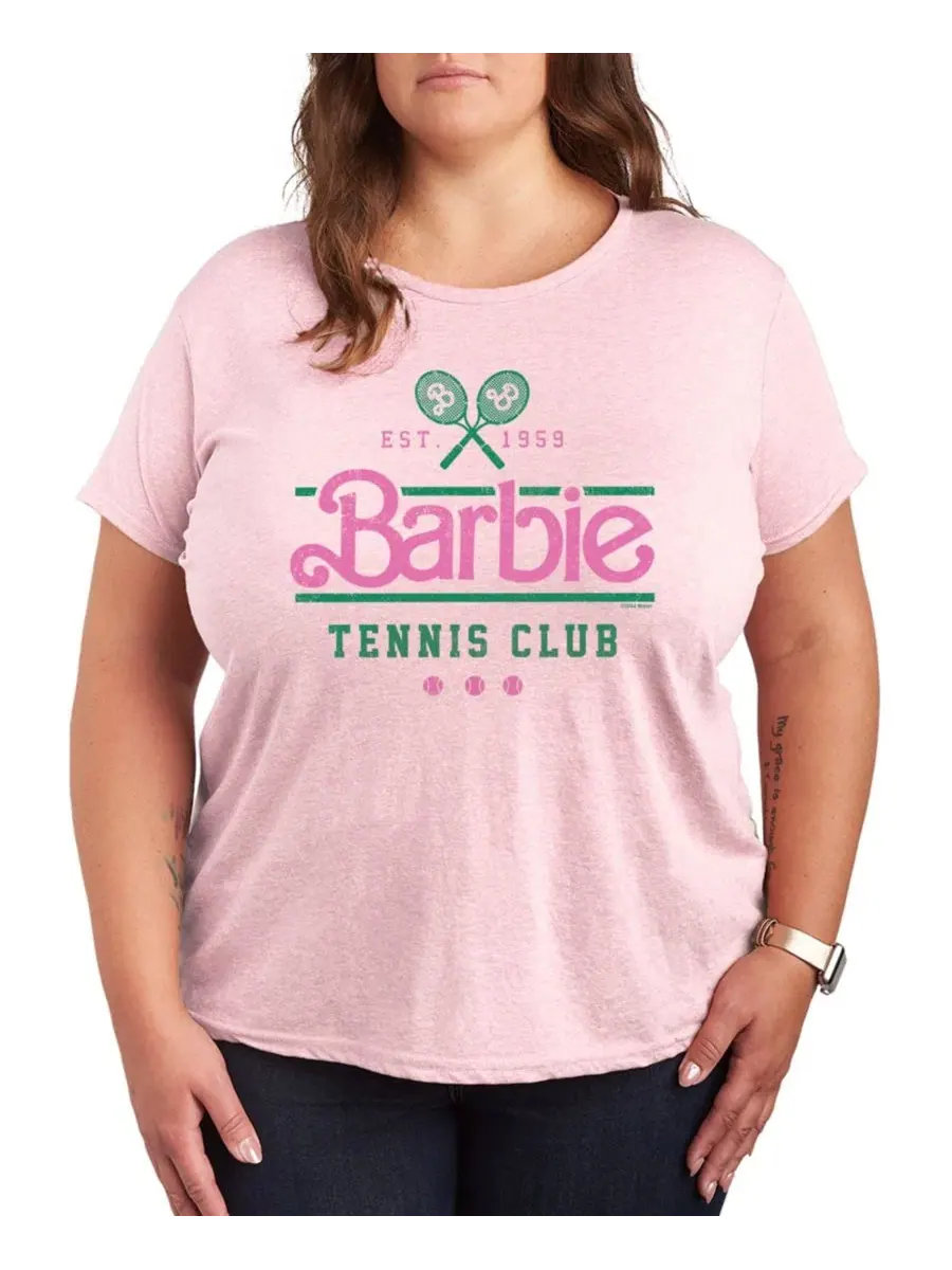 Футболка с принтом Barbie Tennis Hybrid Apparel — розовый
