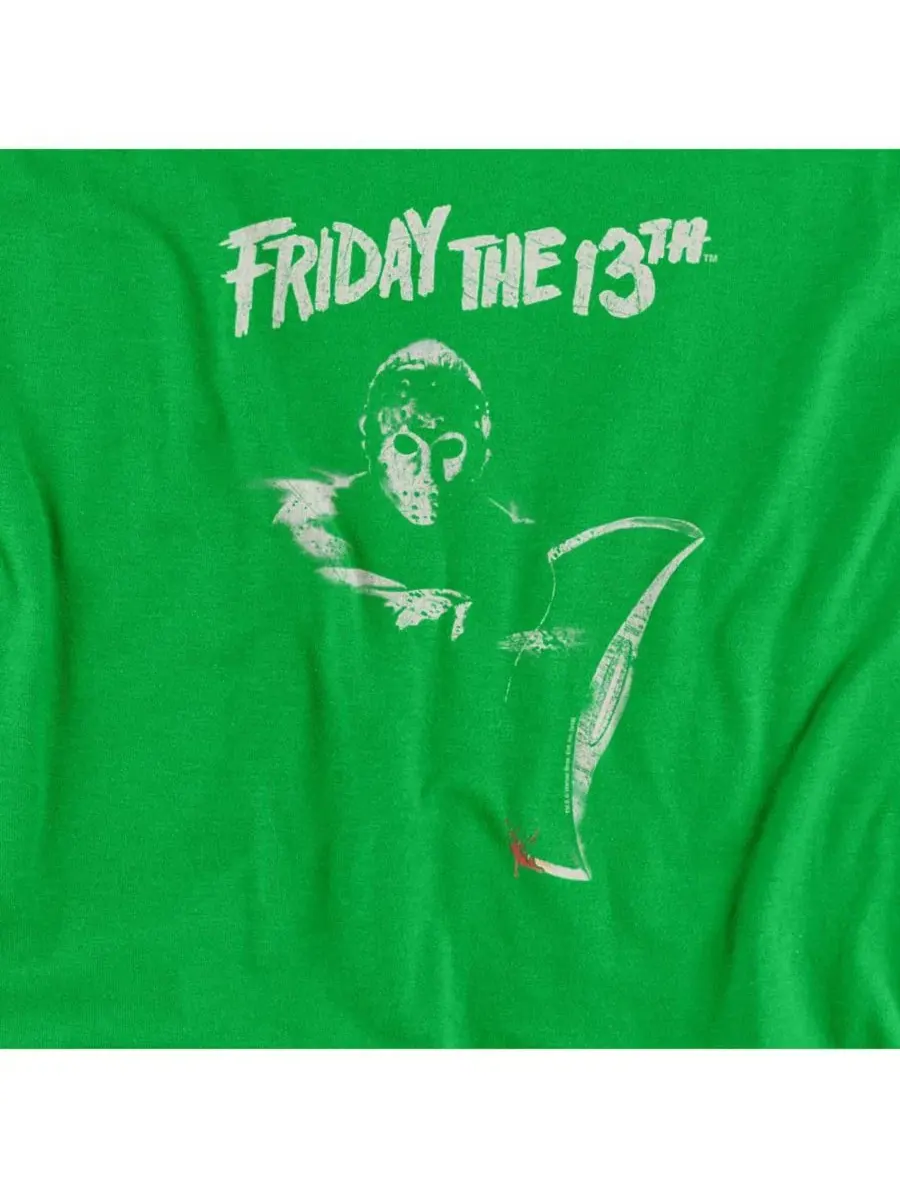 Футболка с длинным рукавом Friday The 13th — изображение 2 из 3, зеленый
