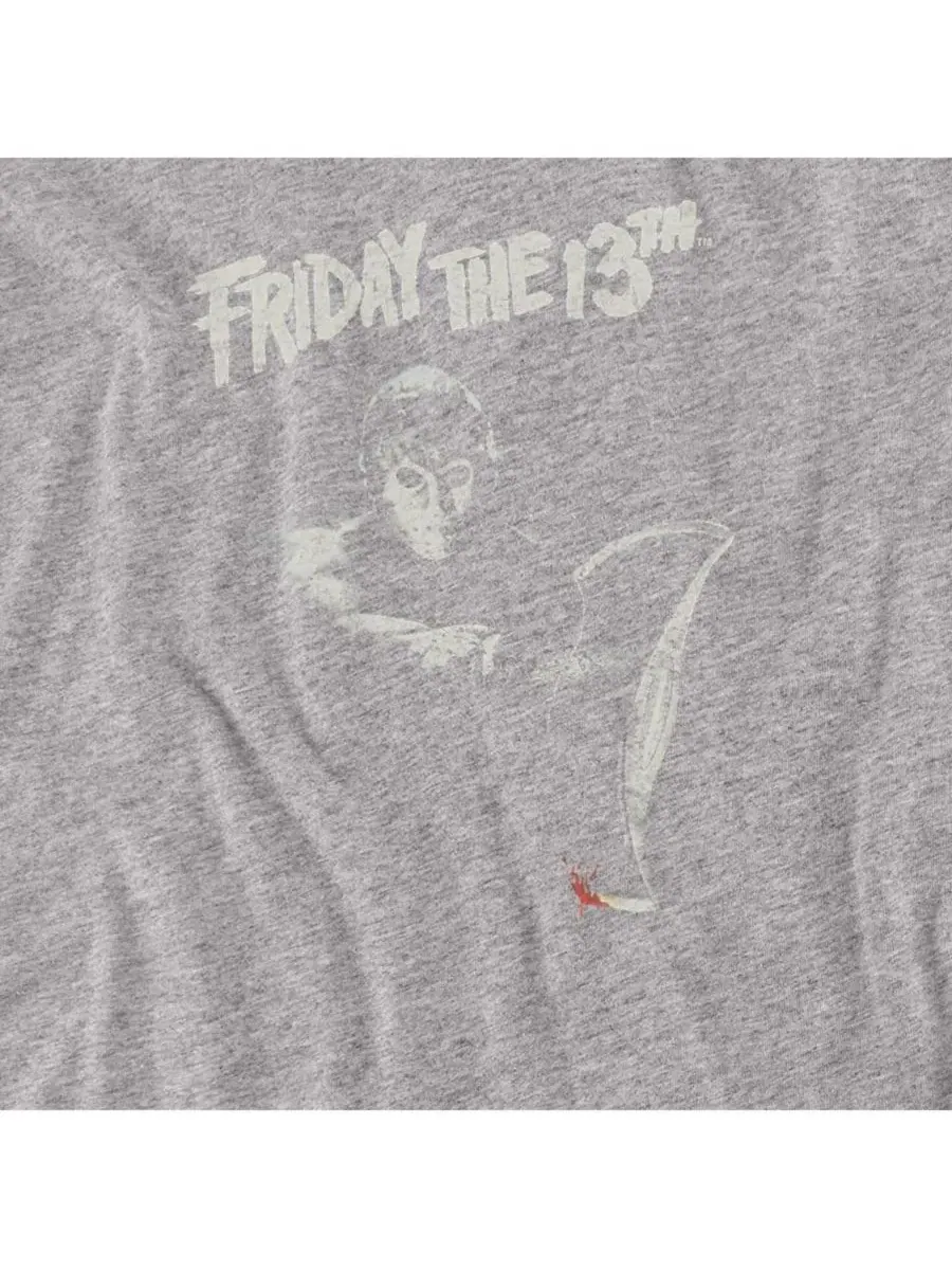 Футболка с принтом Ax Friday The 13th — изображение 2 из 3, приглушенный