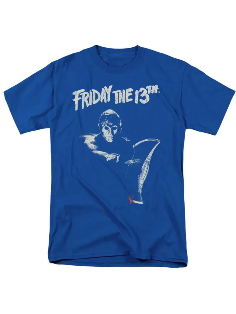 Футболка с принтом Friday The 13th — изображение 1 из 3, королевский