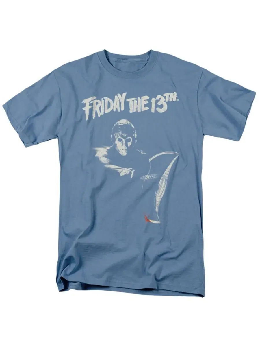 Футболка с принтом Ax Friday The 13th — изображение 1 из 3, синий