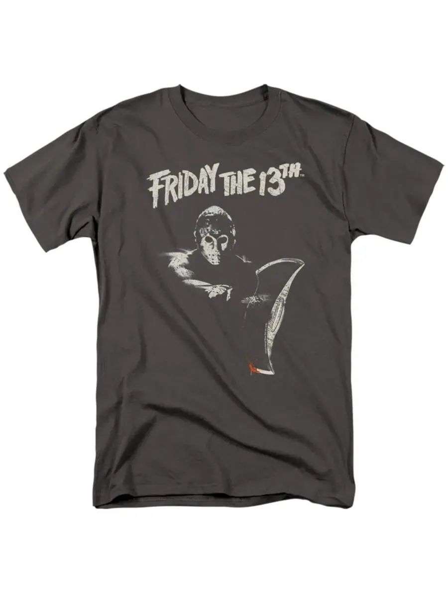 Футболка с принтом Ax Friday The 13th — изображение 1 из 3, фиолетовый