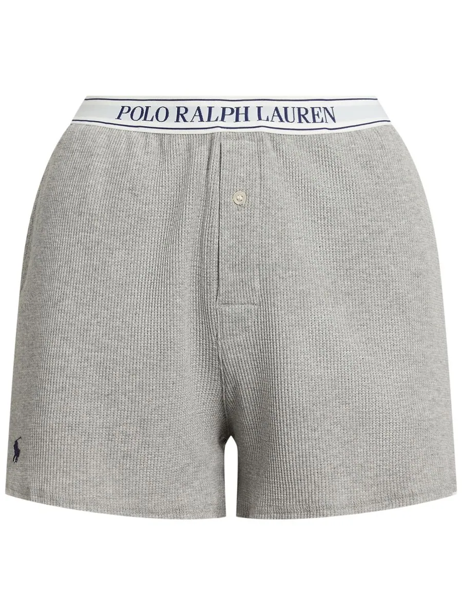 Женские боксерские шорты с застежкой на талии Polo Ralph Lauren — изображение 4 из 4, серый