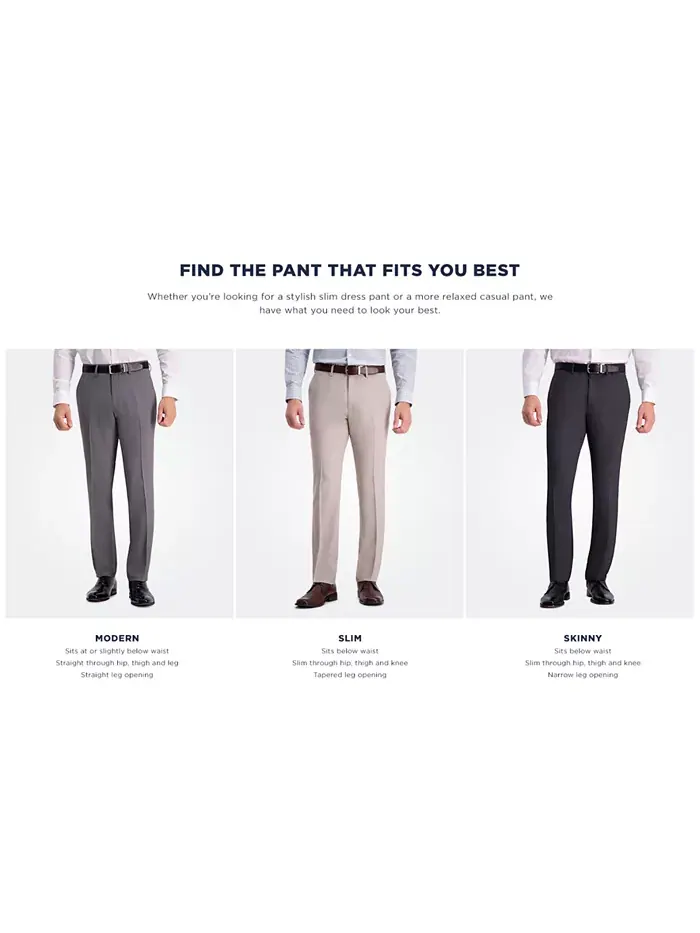Мужские классические брюки Modern-Fit в мелкую клетку Kenneth Cole Reaction — 8